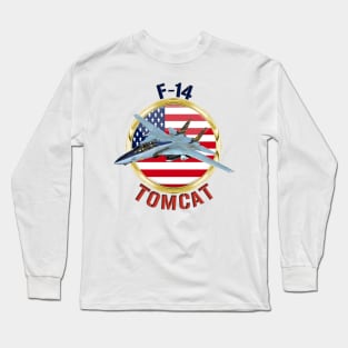 F-14 Tomcat USA Long Sleeve T-Shirt